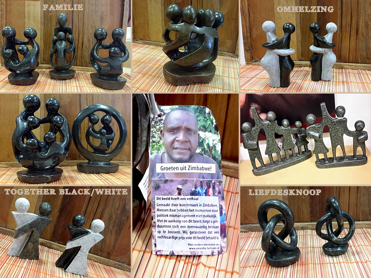 verwijderen Gedragen Betekenis Wereldwinkel Schoonhoven › Stenen (familie)beelden uit Zimbabwe