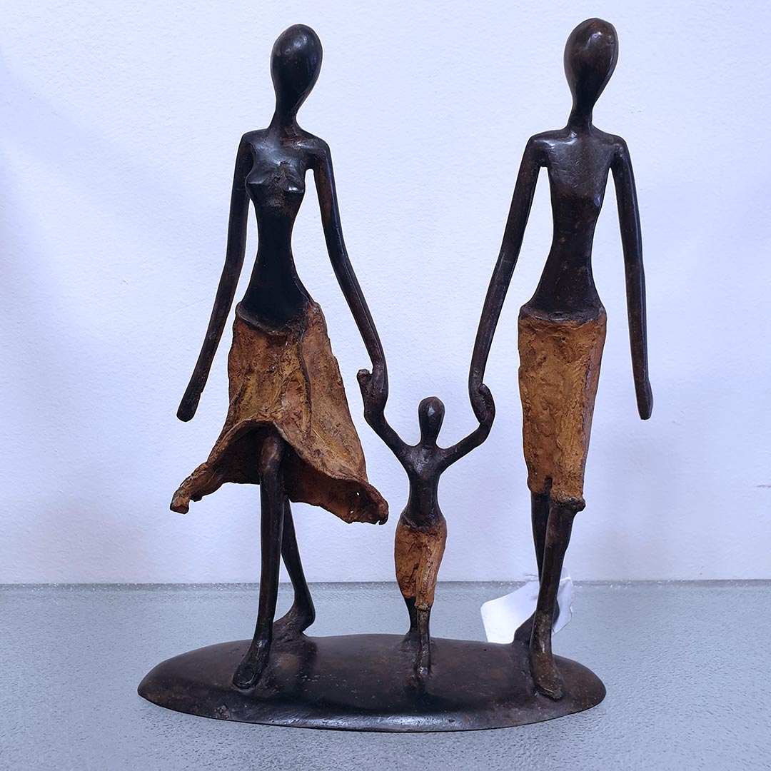 Contract Trekken binnen Wereldwinkel Schoonhoven › Bronzen beelden uit Burkina Faso